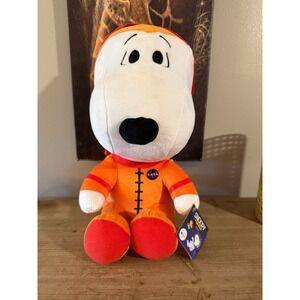 Snoopy In‎ Space Plush Astronaut Orange NASA Jinx Toys Peanuts 2023